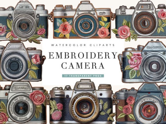 Camera Embroidery Clipart Bundle Review