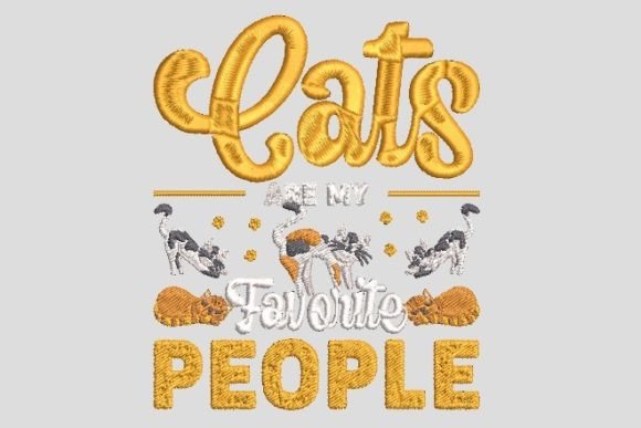 Cats Are My Favorite Embroidery File Review