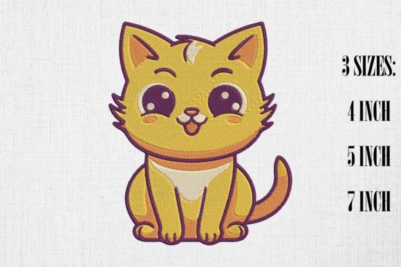 Cute Kawaii Cat Embroidery Review