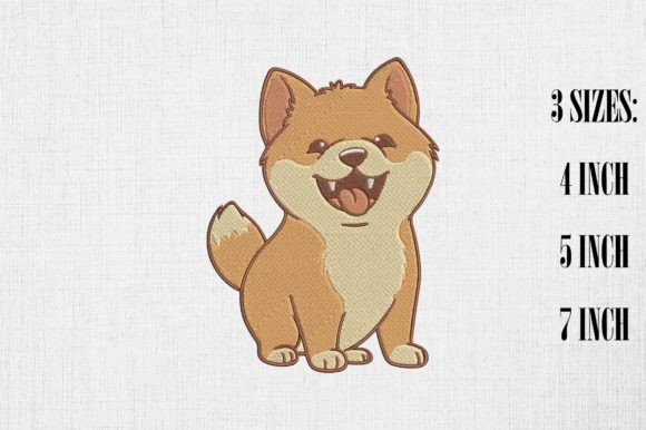 Cute Shiba Inu Dog Embroidery Design Review
