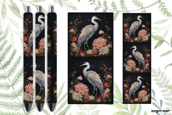 Embroidery Crane Pen Wraps Sublimation Review
