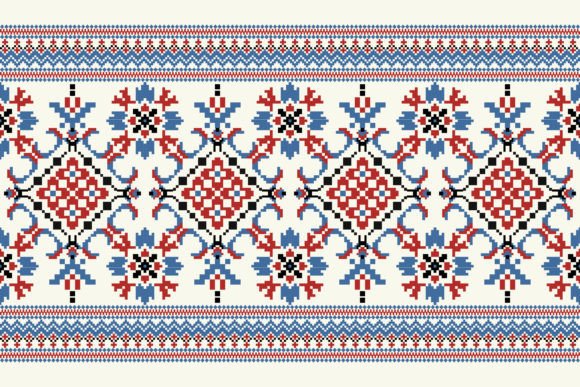 Floral Cross Stitch Embroidery Tradition Review