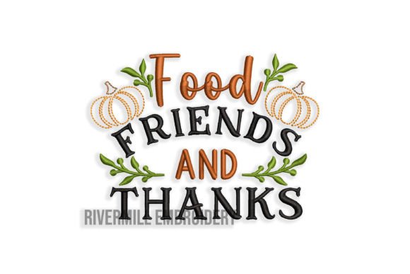 Food Friends Thanks Embroidery Design Review