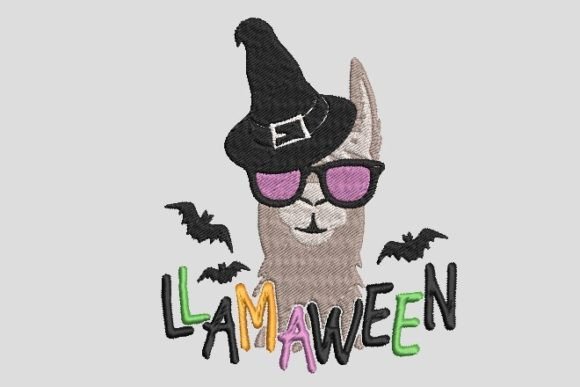 Happy Llamaween Horror Embroidery File Review