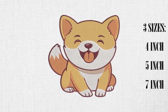 Kawaii Shiba Inu Embroidery Design Review