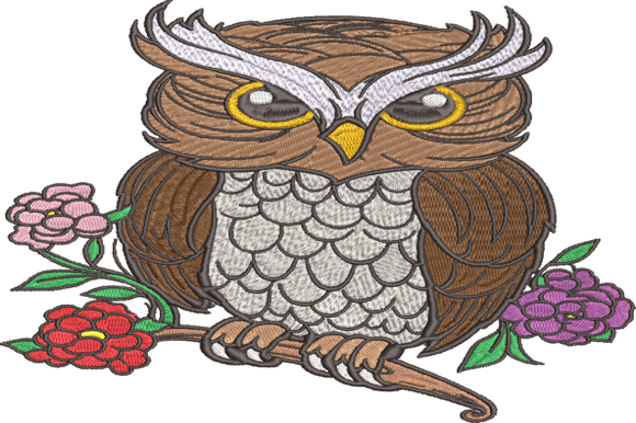 Owl Machine Embroidery Design Review