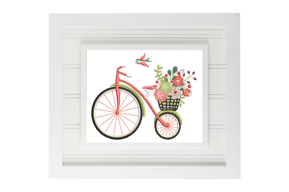 Spring Bike Embroidery Design Review