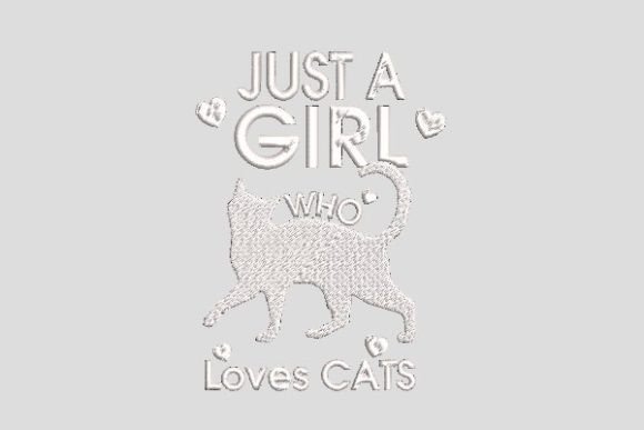 The Girl Loves Cats Embroidery Review